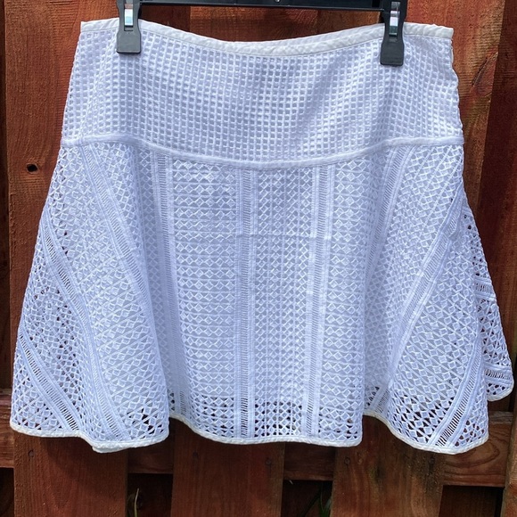 Armani Exchange White Skirt Size 10 - Picture 1 of 9